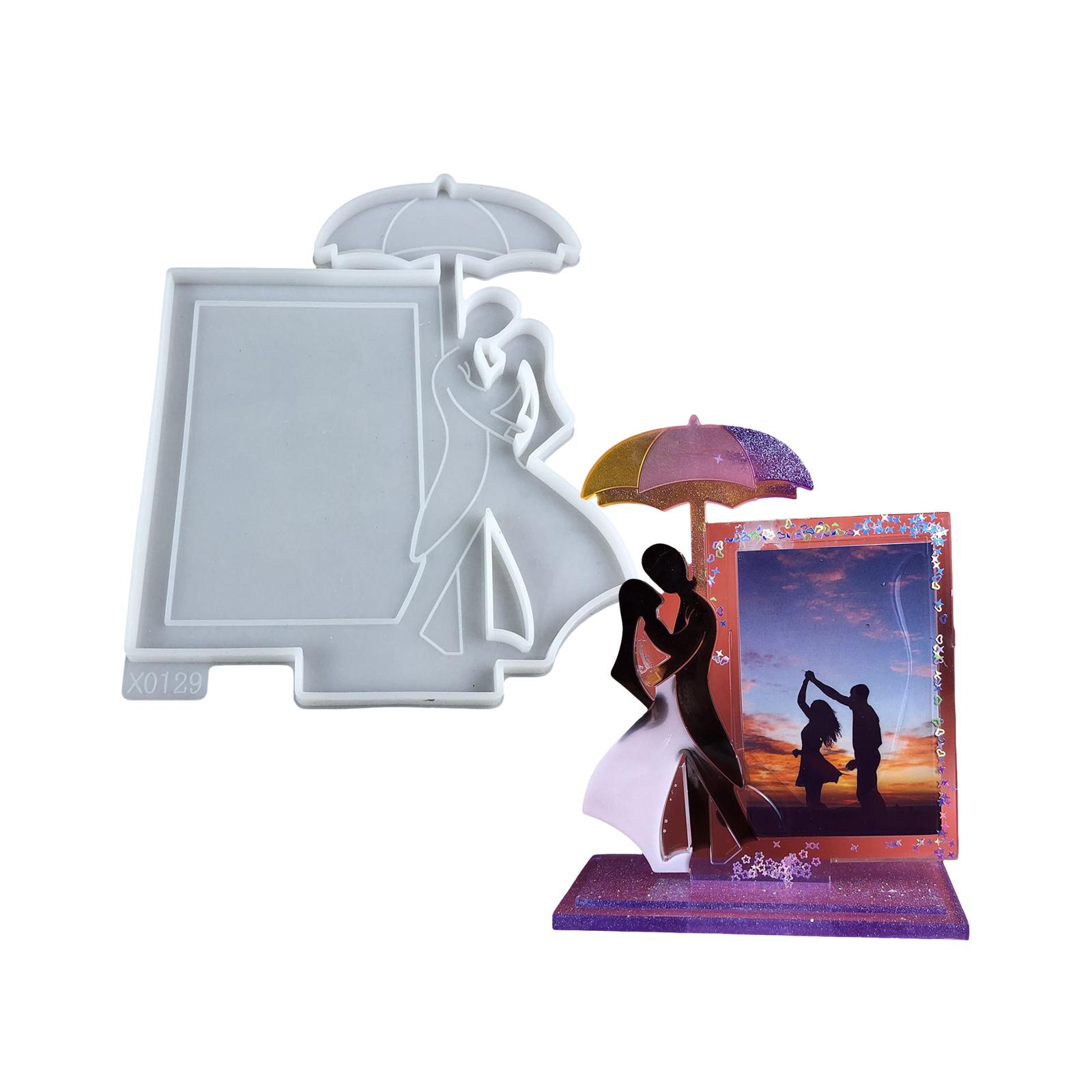 

Силиконовая форма для пары для литья эпоксидной смолы. Идеально подходит для создания персонализированных фоторамок и декоративных сувениров.