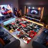 C-charles Leclerc F1 Racing Printed Absorbent Washable Carpet,Non-Slip Bathroom Mats,Kitchen Rugs,Living Room Entrance,Camping Picnic Rugs