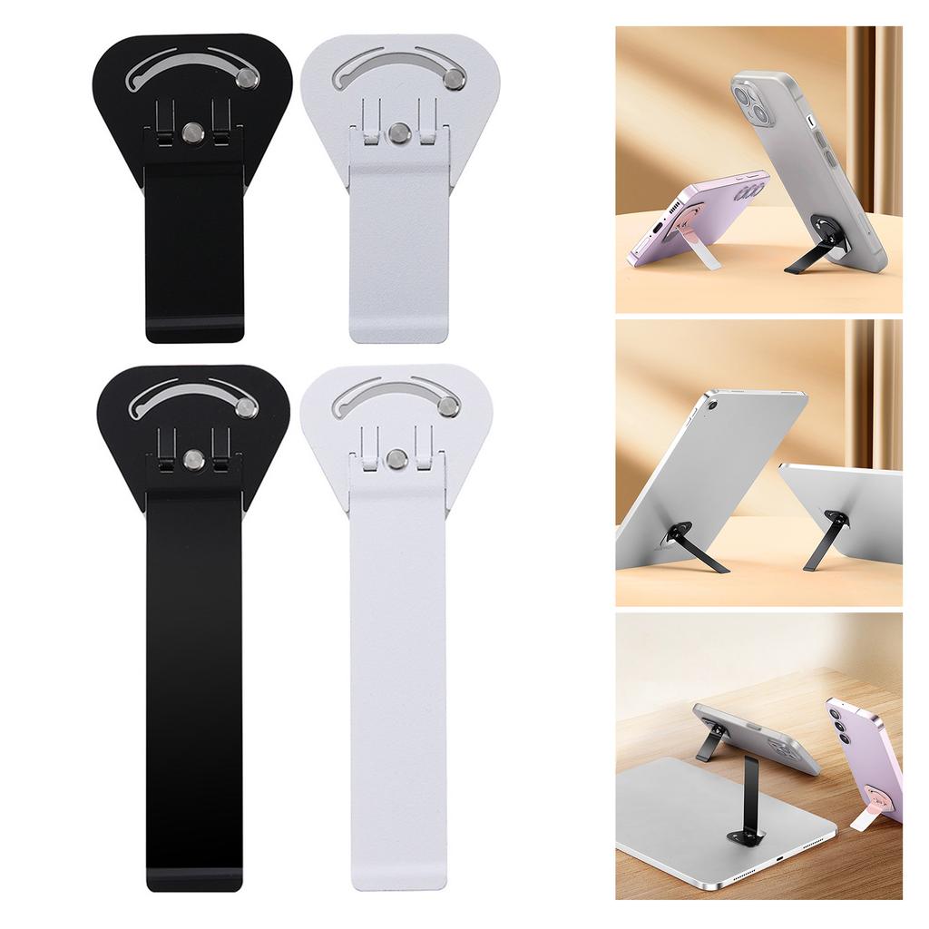 Convenient Phone Dock Folding Metal Tablet Stand Bracket for Home Office Cooking Recipe Viewing Handsfree Tablet Support