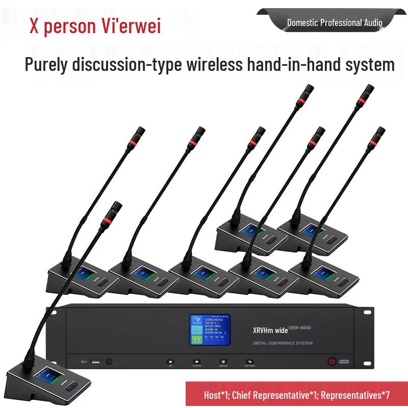 XunErWei XEW-8000 Series Digital Wireless Conference Microphone System (CN version)