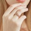 CRANNE Mini Heart Layered Ring C24RB092