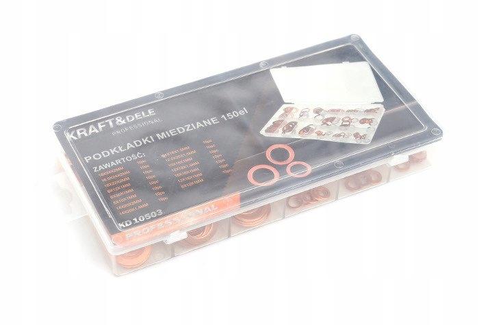 Copper Washers Set of Washers and Gaskets 150 Pcs Kraft&Dele Kd10503