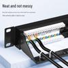 SAMZHE CAT5e 24-Port Rackmount Patch Panel
