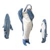 [Dzannc] [Amazon Exclusive Brand] Shark Blanket Sleeping Bag, Adult Shark Blanket, Wearable Blanket, Shark Animal Blanket, Sleeping Bag for Women/Adul