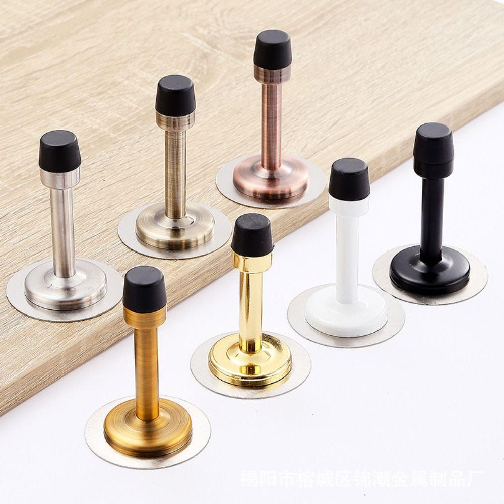 Anti-bump Wind-Proof Non-punch Retainer Wall-mounted Door Stopper Door Holder Bumper Doorstop
