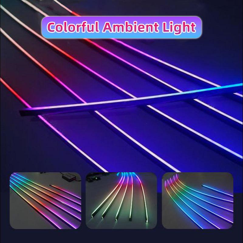 30in1 Symphony Car Ambient Light RGB 128 Color Universal Car Interior led strip acrylic Backlight Guide Symphony Atmosphere lamp