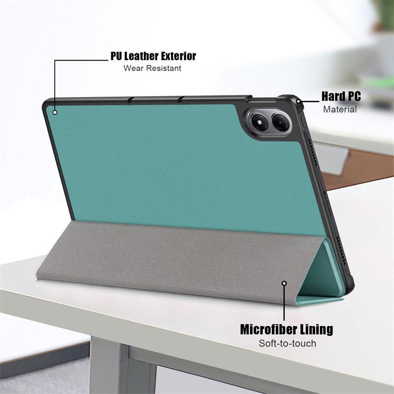 For Xiaomi Poco Pad M1 12.1 Inch 2025 Case Cover Tri-Fold PU Leather Stand Magnetic Tablet Shell Funda For Poco Pad M1 Case Smart Cover