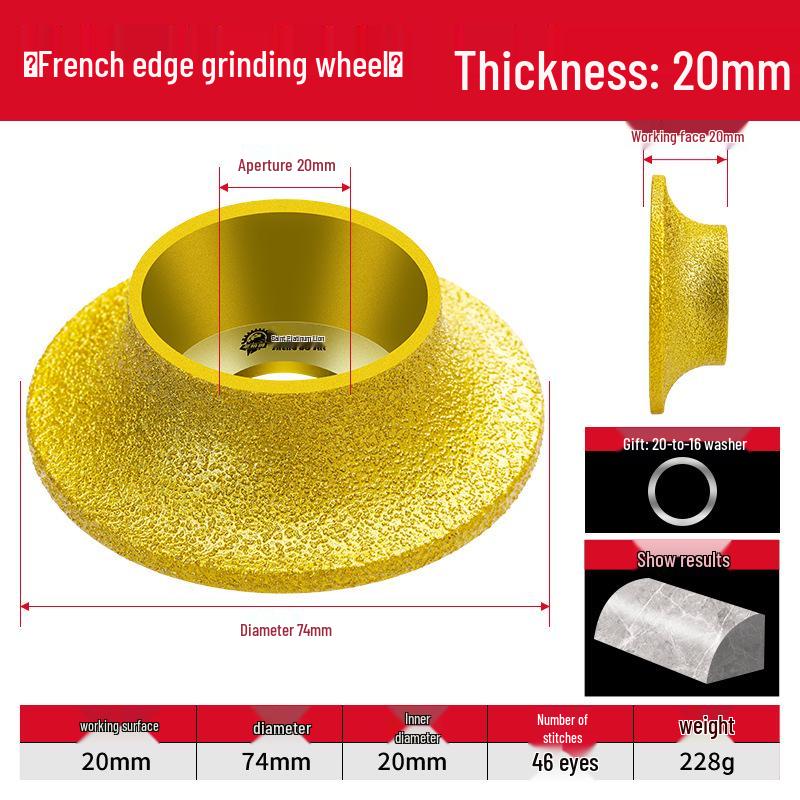 Taichung Diamond Grinding Tool for Marble, Quartz, and Tile Polishing and Trimming