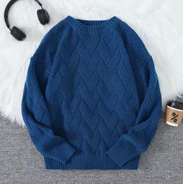 

Свитер для пары в японском стиле с круглым вырезом, однотонный, стиль полотняного переплетения, повседневный, универсальный, трендовый, мужской топ-свитер с длинным рукавом 2XL