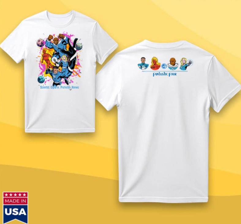 

Fantastic Four Comic Two Sides Unisex TShirt 2025 Unisex T-Shirt L