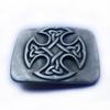 Celtic Cross Western Cowboy Rectangular Belt Buckle