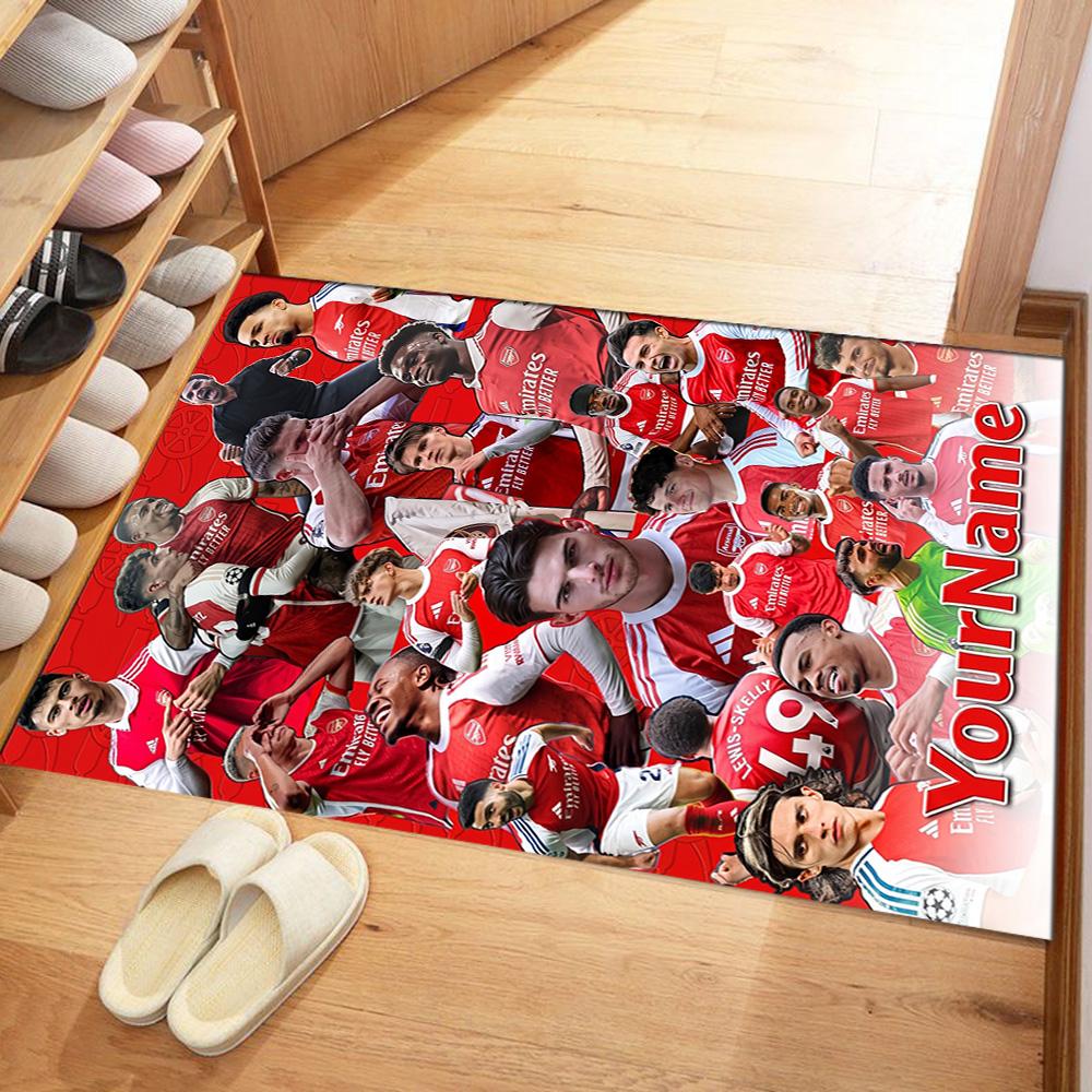 Arsenal Customized Name Carpet Perfect for Bedrooms Foyer Outdoor Living Rooms Anti-slip Rug Office home decor