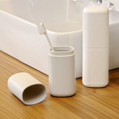 Estuche de Viaje para Cepillo de Dientes, Portacepillos de Dientes de Viaje Portátil, Contenedor para Cepillo de Dientes y Pasta de Dientes para Viajar, Acampar