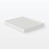 MUJI Polypropylene File Box Lid with Caster White 44902868 Standard, Attachment, Gray,