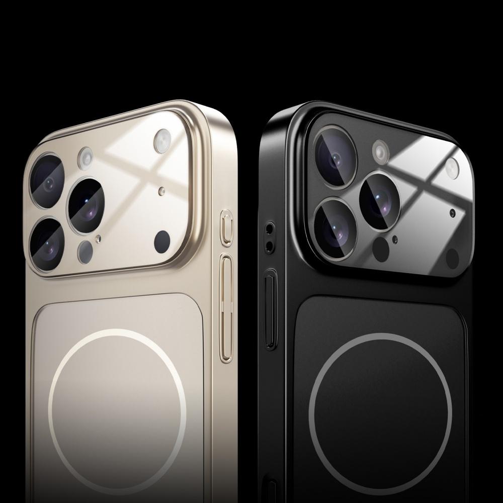 Glass Nano Matte Magnetic Phone Cases For iPhone 17 Pro Max Air 11 12 15 14 13 16 Pro For Magsafe Wireless Charging Cover