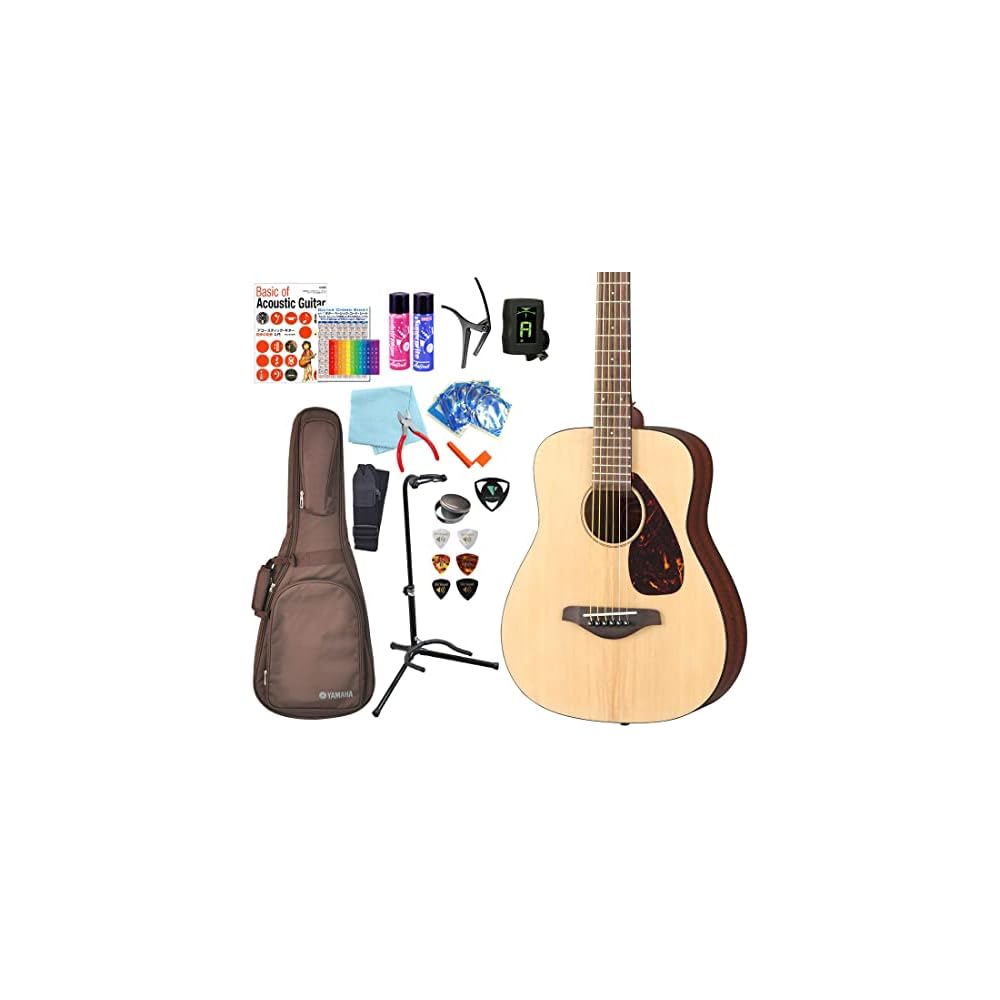 Yamaha JR2 Acoustic Mini Guitar, Beginner High-Grade 18-Piece Set [98765] Inspected before shipping for your peace of mind