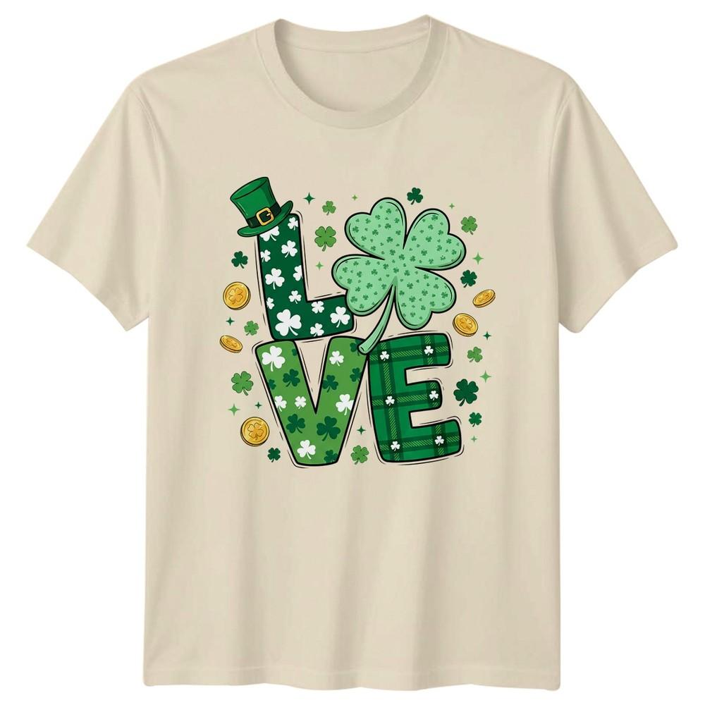 Love TShirt St Patricks Day Irish Holiday Gift For Him And Her