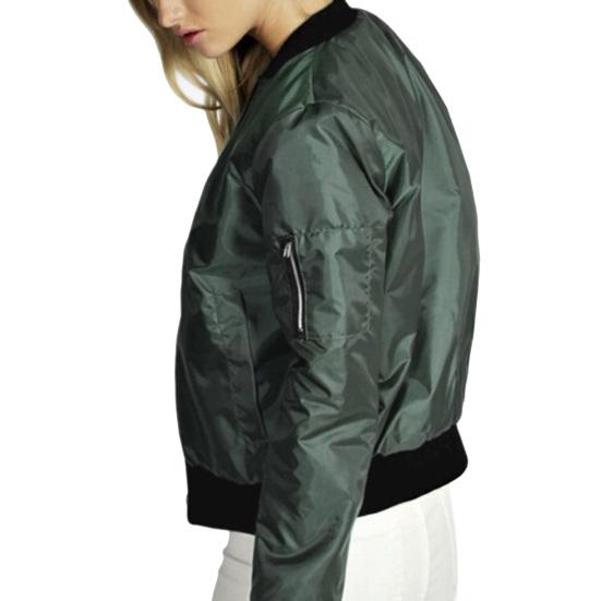 Cappotto Autunnale da Donna Zip Abbottonatura Collo Alto Maniche Lunghe Collo a Filo Colore Unito Tenere Caldo Ampio Taglia Forte Cardigan Polsini Elasticizzati Giacca Invernale per