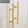 Modern Solid Brass Furniture Handle - Luxury Gold Cabinet Pulls for Home Decor