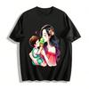 Warm Parent-child Ice Cream Printed Matching Tops Pure Cotton T-shirt