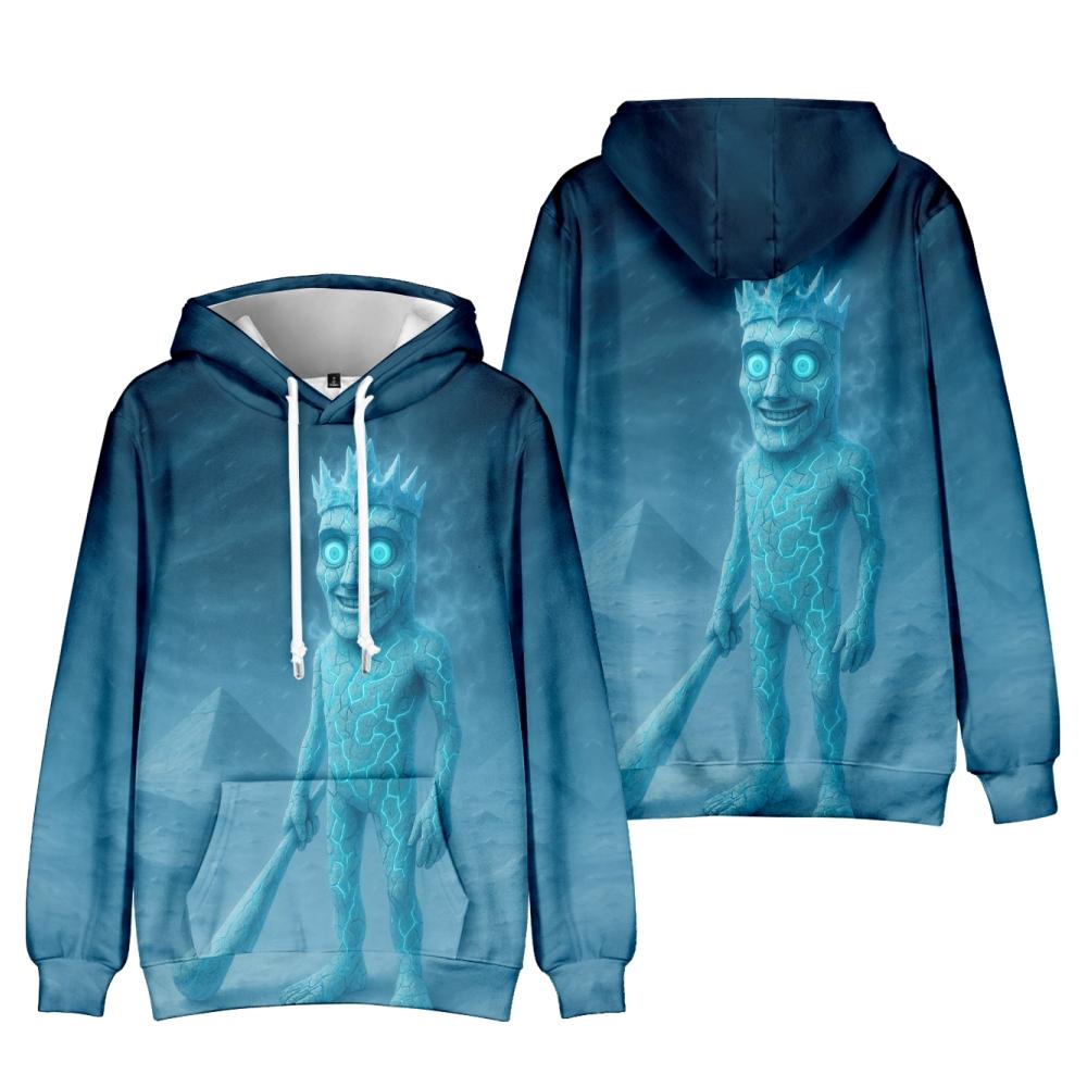 

Унисекс Худи Свитшот с мультяшным принтом Уличная одежда Толстовки для пар Мужские Женские XS синий