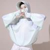 Quick Drying Sunscreen Coat Face Guard Fashion Hooded Wide Brim Thin Shawl Sunscreen Coat Clothing