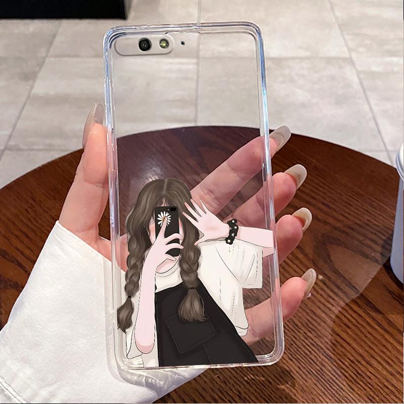 For Huawei Y6 2018 ATU-L22 / Y6 Prime 2018 ATU-L42 Case Luxury Cute Love Rabbit Funny Clear Silicone Soft TPU Phone Back Cover