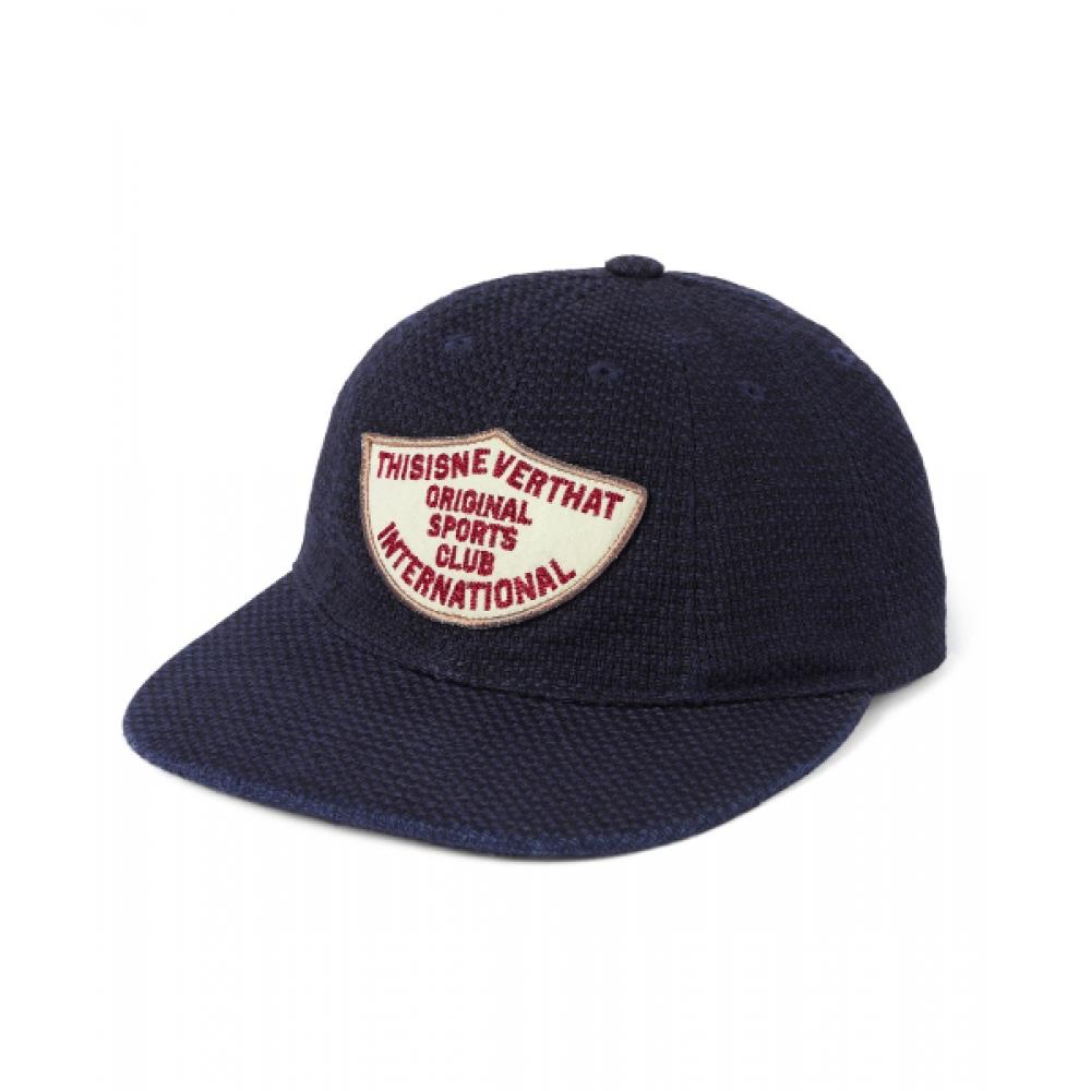 Thisisneverthat Washed Dobby Patch Cap Navy F