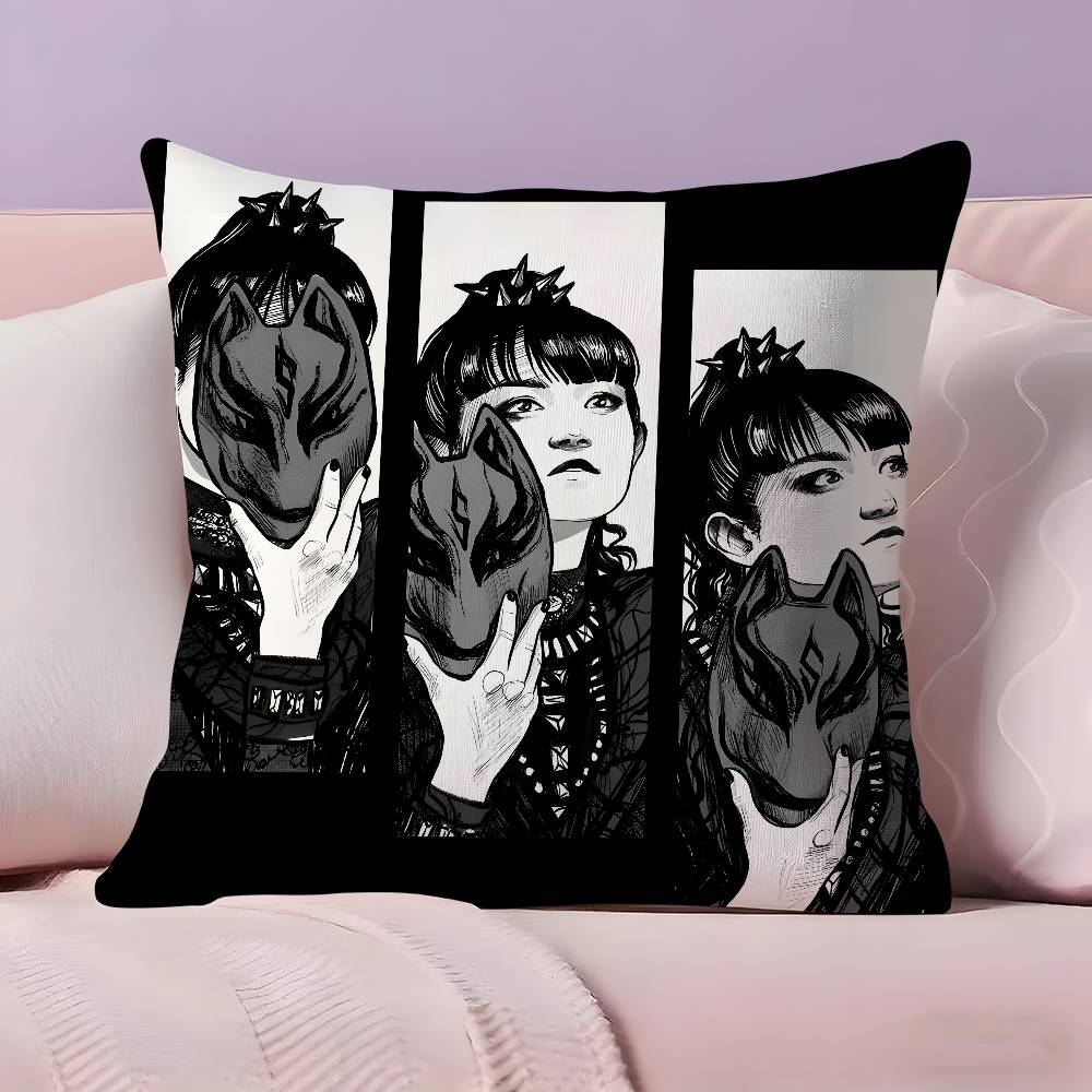 Rocková kapela B-Babymetal Povlak na polštář Povlak na polštář Ultra měkká tkanina šetrná k pokožce Pohodlí jako v oblacích & Skrytý zip