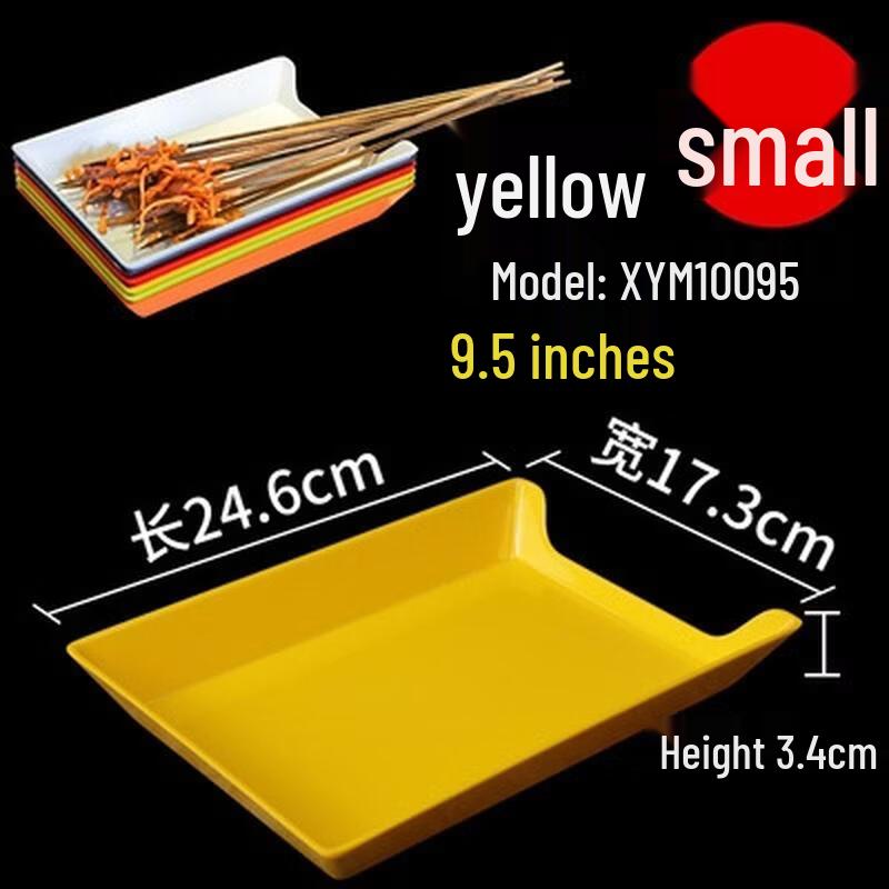 Multipurpose Plastic Serving Tray for Hotpot and Skewers