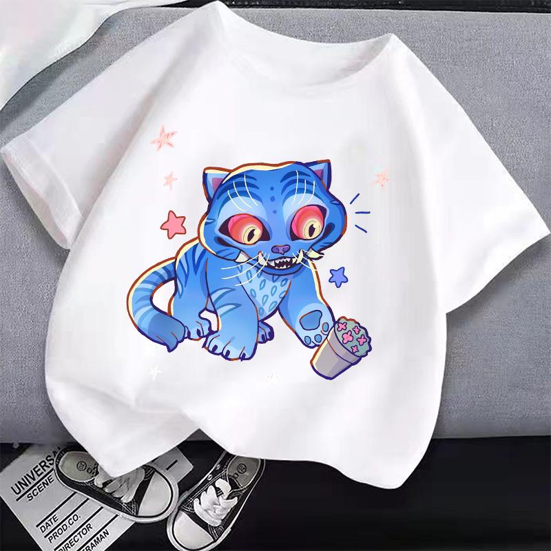New K Pop Demon Hunters Kids T Shirts Cartoon Anime Printed T Shirt Boys Girls Casual Short Sleeves Tops Children's Clothing