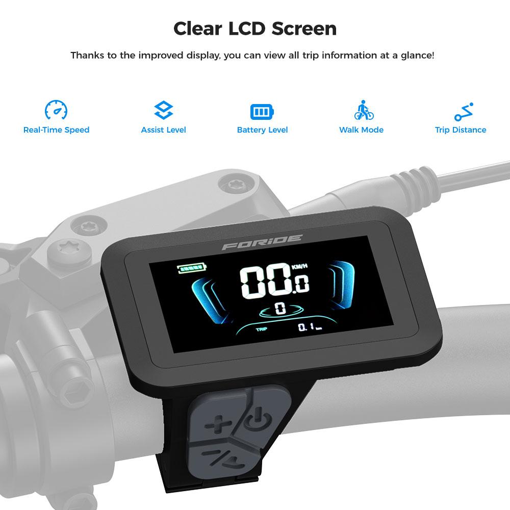 Foride Xtremer 3 250W 576Wh E-Bike mit 29”×2.4” Mountainbike-Reifen und 120km Maximalreichweite