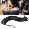 Coiled Coiled Air Hose Steel + PU Coiled Air Extension Hose  Air Compressor