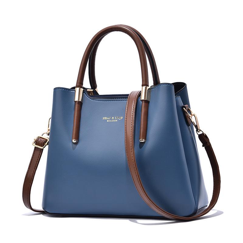 Borsa a tracolla tote in pelle PU di grande capacità per donne di mezza età