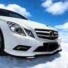 3PCS Front Bumper Lip Splitter Spoiler Diffuser Body Kits For Mercedes Benz E class Coupe C207 W207 AMG E300 E350 E500 2009-2012