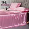 3pcs Set Summer Naked Sleeping Bed Sheet Ice Cool Smooth Single Pillow Cover Single Double Bed Sheet Student Dormitory Simple