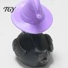 Cute Wizard Duck Decor Halloween Witch Black Figurine, 3D Printed Hat Desk Desktop Accessories for Office Decor, Spooky Tabletop Ornament
