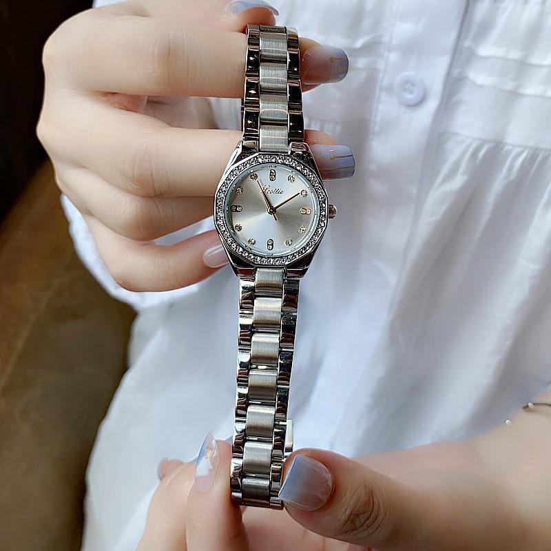 Personalized Wind Stainless Steel Strap Watch Women'S Watch Women'S Fashion Temperament Women'S Diamonds