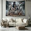 Motörhead Wall Tapestry Aesthetic Wall Hanging Printed Fabric Blanket Decorative Tapestries for Bedroom Living Room Home Decor