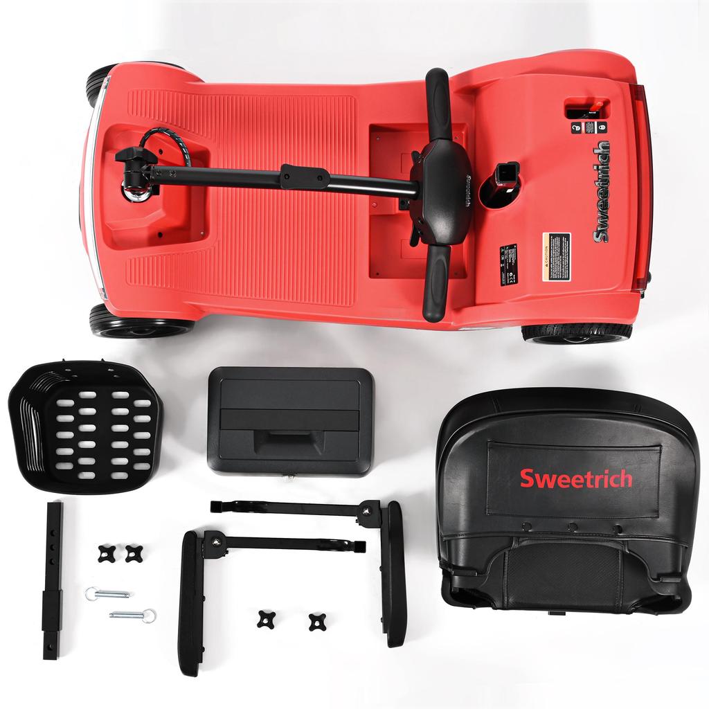 Electric Scooters Sweetrich S2 250W Motor Top Speed 6Km/h Suitable For Seniors/Disabled People 24V 12AH Max Range 15Km Load 136Kg