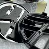 2pcs 120mm 110mm Car Logo Emblem Hood Front And Rear Tail Mark Rear Badge 6R0853600A Accessory For VW Polo 2011 2012 2013 zs9