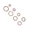 80pcs Solid Copper Sump Plug Assorted Washers Metal Kit Garage Engine Set with Box