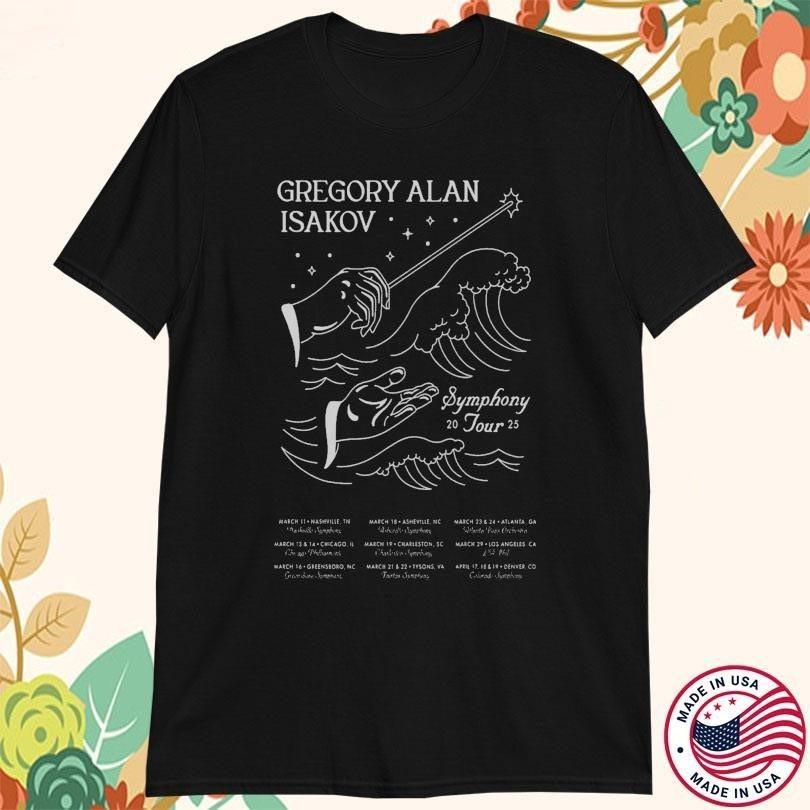 Gregory Alan Isakov Symphonie Tour 2025 T-Shirt