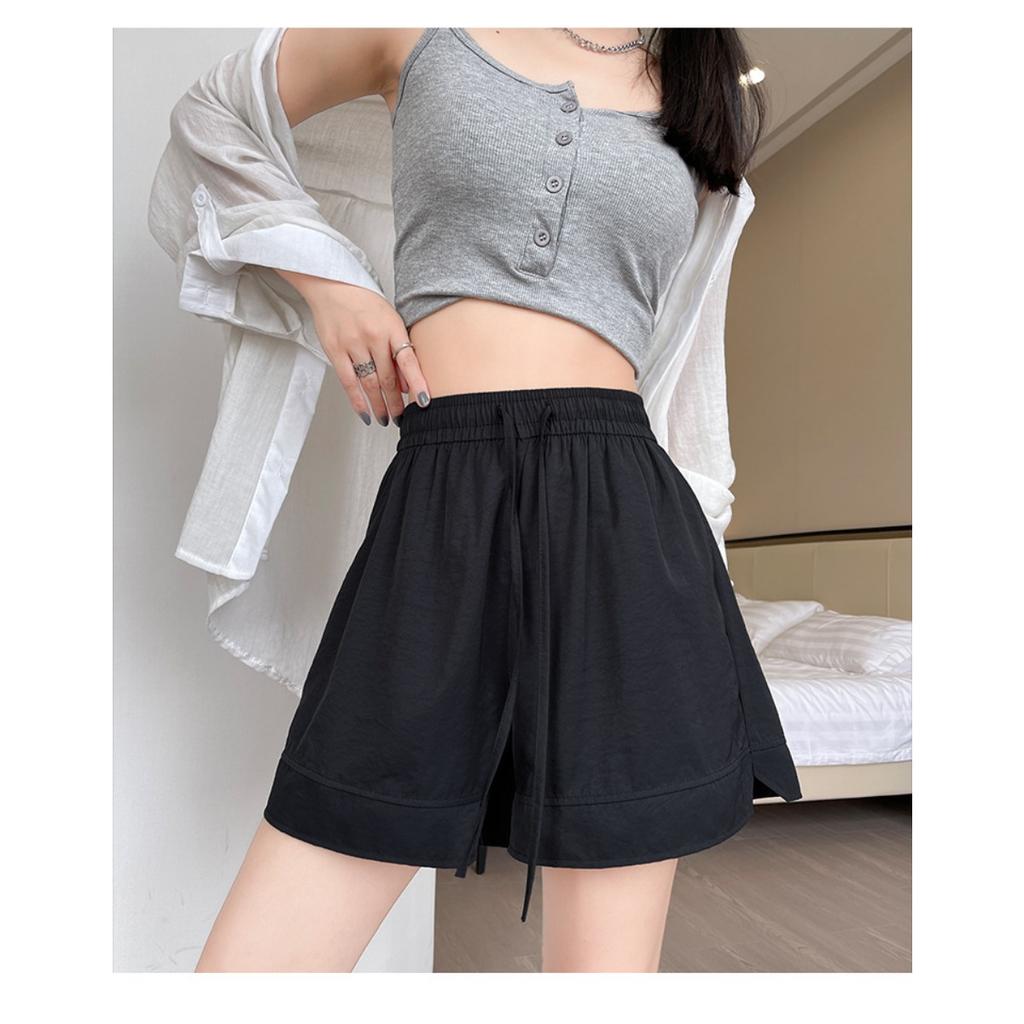 Sports Shorts Women's Spring and Summer Outside, Ice Silk Quick Dry Loose Casual Five Minutes Pants