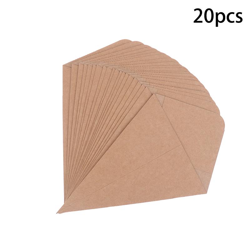 M-20 Stück Einweg-Pommes-Papierbecher Kraftpapier Frittier-Charcuterie-Becher Snack-Dessert Cake Popcorn Party DIY Backzubehör