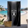 Asciugamano da Spiaggia Stampa Las Vegas Raiders Morbido Portatile Asciugatura Rapida?Asciugamano Asciutto Per Piscina Vacanza Estiva Sport all'Aperto