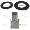 Reinforcement Folding Chair Elastic Rope Antigravity Recliner Rope  Garden Sun Deck Chair