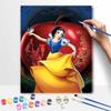 Disney Snow White Digital Oil Painting Diy Coloring Handpainted Filling Home Decoration Gift, Cartoon Wall Art Decor Canvas Artwork