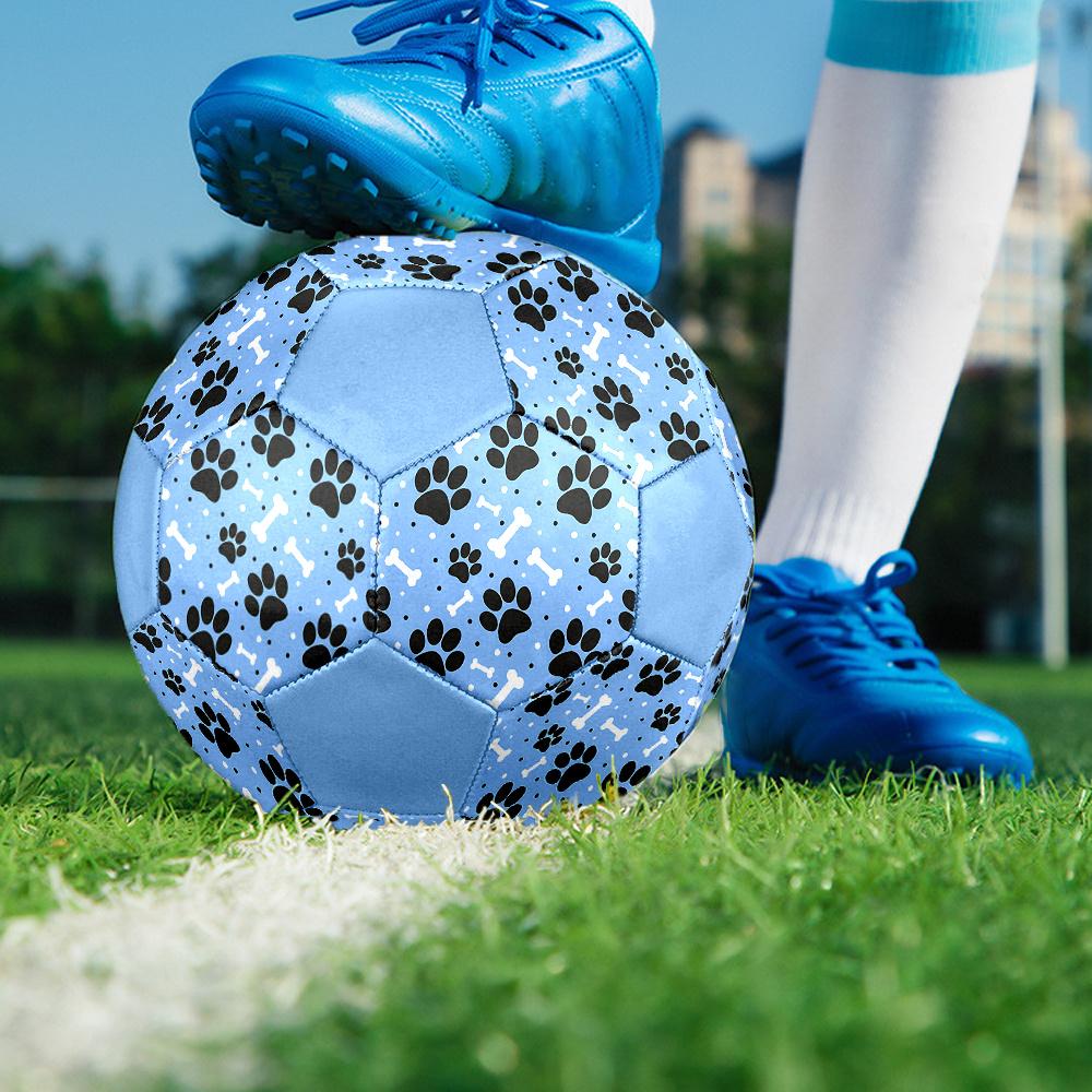 1PC Dog Bone Soccer Ball Size 5 Football Machine Sewn Indoor/Outdoor Universal Football A77
