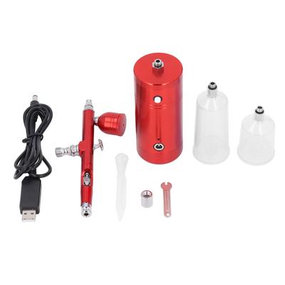 Cordless Airbrush Kit Rechargeable Portable Mini Electric for Nails Art Crafts Cake Decorating